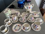 Boerenbont servies, Huis en Inrichting, Keuken | Servies, Ophalen, Gebruikt, Kop(pen) en/of Schotel(s), Aardewerk