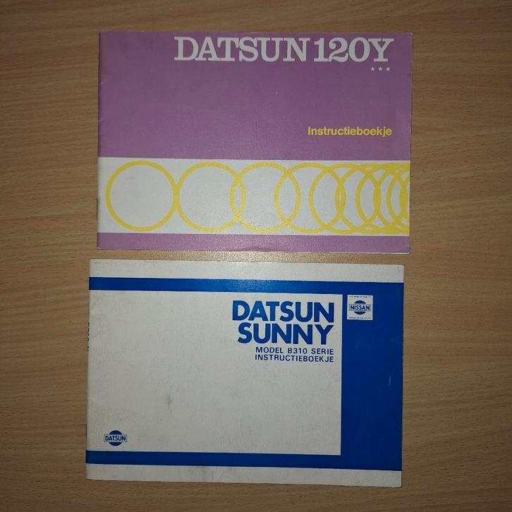 instructieboekjes Datsun 120Y en Sunny Traveler B310, Auto diversen, Handleidingen en Instructieboekjes, Ophalen of Verzenden