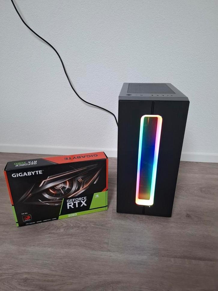 Game pc met RTX 2060, Computers en Software, Desktop Pc's, Refurbished, 3 tot 4 Ghz, SSD, 16 GB, Gaming, Ophalen of Verzenden