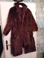 Bontjas retro echt bont, Ophalen, Zo goed als nieuw, Maat 38/40 (M), Bruin