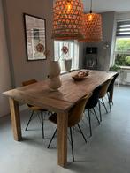 Klooster eiken eettafel, Huis en Inrichting, Tafels | Eettafels, 100 tot 150 cm, Rustic, 200 cm of meer, Ophalen of Verzenden