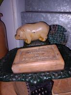 gietijzeren zeepbakje,  varken, Ophalen of Verzenden, Zwart, Overige typen