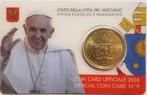 Vaticaan 2018 Coincard nummer 9 met de afbeelding van het Wa, Verzenden, Vaticaanstad, 50 cent