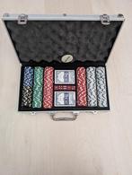 Poker set in aluminium koffertje, Hobby en Vrije tijd, Gezelschapsspellen | Kaartspellen, Vijf spelers of meer, Ophalen, Zo goed als nieuw