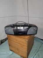 draagbare radio cd cassettedeck speler sony, Gebruikt, Ophalen of Verzenden, Sony, Met radio