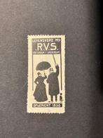 Sluitzegel RVS levensverzekering, Verzenden, T/m 1940, Postfris
