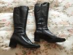 Kalfsleren laarzen, Ophalen, Hoge laarzen, Zwart, Zo goed als nieuw