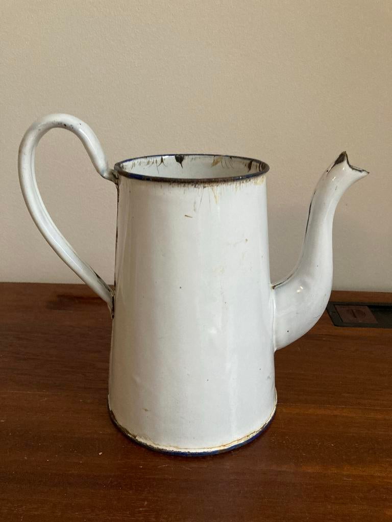 Vintage Emaille Koffiepot, Ophalen of Verzenden