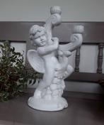 Mooie engel-kandelaar - engel - kandelaar - engeltje (38 cm, Ophalen of Verzenden, Gebruikt