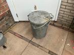 Oude zinken vuilnisbak, Antiek en Kunst, Curiosa en Brocante, Ophalen