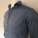 Suitsupply shirt - overhemd - shine blue - 2ply cotton heren, Kleding | Heren, Overhemden, Halswijdte 38 (S) of kleiner, Zo goed als nieuw