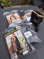 3x Indianen pruik. Zwart met twee vlechtjes (ook 2x heren), Ophalen of Verzenden, Nieuw, Carnaval, Accessoires