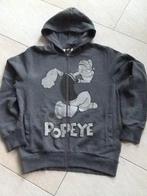 Sweatvest Popeye, grijs, maat M, Ophalen of Verzenden, Zo goed als nieuw, Maat 48/50 (M), Grijs