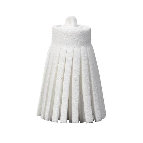 Dikke suede kwastjes, in zwart of wit. Per 4 stuks, Hobby en Vrije tijd, Kralen en Sieraden maken, Nieuw, Hanger, Ophalen of Verzenden