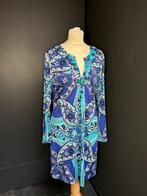 Blau aqua dames jurk van K-Design maat L, Blauw, Maat 42/44 (L), Ophalen of Verzenden, Zo goed als nieuw
