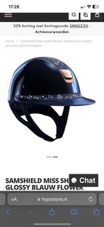 Miss Shield Glossy Blue swarovski, Dieren en Toebehoren, Ophalen, Nieuw, Springen, Cap