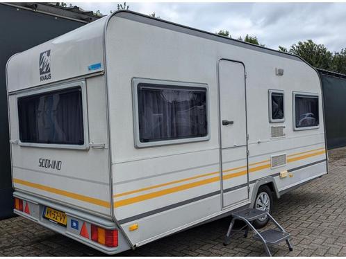 KNAUS SW 450 TU 1é eigenaar, Caravans en Kamperen, Caravans, Bedrijf, tot en met 4, 750 - 1000 kg, Standaardzit, Knaus, Overige typen
