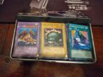 Tin vol Franse Yu-gi-Oh kaarten, Hobby en Vrije tijd, Ophalen of Verzenden, Gebruikt, Meerdere kaarten
