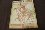 Honda CR125M Elsinore 1977 motorcycle owner's manual, Motoren, Ophalen of Verzenden, Honda
