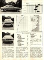 Autovisie test Ford Capri 2300 GTX LR September 1969, Ophalen of Verzenden, Gelezen, Ford