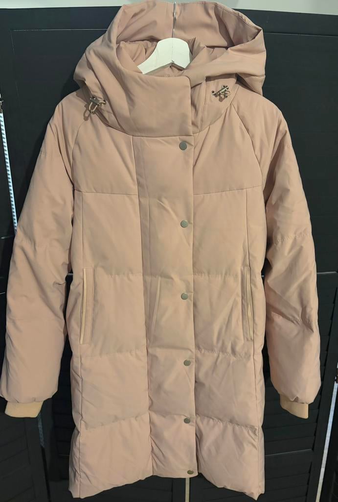 Roze Zara jas, Ophalen of Verzenden, Zo goed als nieuw, Maat 38/40 (M), Roze