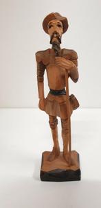 1684) Vintage handgesneden hout Duro Artesania Don Quichot, Ophalen of Verzenden