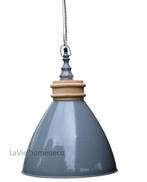 Grote hanglamp metaal New York Grey, Ophalen of Verzenden, Nieuw, Metaal, 75 cm of meer