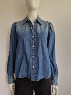 Vanilia denim blouse. Maat 40, Blauw, Kleding | Dames, Blouses en Tunieken, Maat 38/40 (M), Blauw, Verhip-vintage.nl, Ophalen of Verzenden