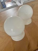 Twee keer plafond bollamp met philips ledlicht, Ophalen of Verzenden, Zo goed als nieuw