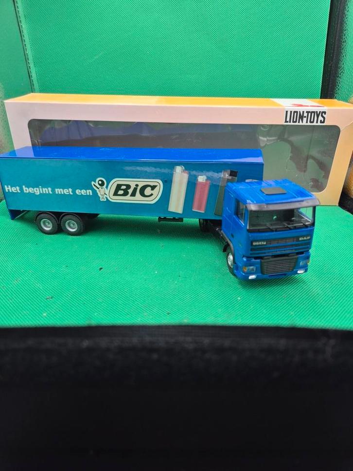 232 Daf 95xf Bic 1/50 liontoys, Hobby en Vrije tijd, Modelauto's | 1:50, Zo goed als nieuw, Bus of Vrachtwagen, Wsi, Ophalen of Verzenden
