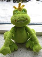 Kikker limegroen velours met gele kroon van Humanitas, Kinderen en Baby's, Speelgoed | Knuffels en Pluche, Ophalen of Verzenden