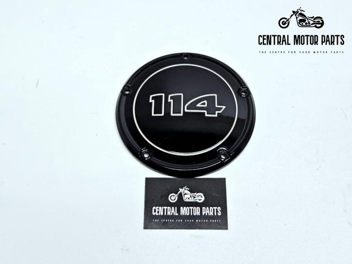 Derby Cover Gloss Black 114 Softail 2018-up, Motoren, Onderdelen | Harley-Davidson, Gebruikt, Ophalen of Verzenden