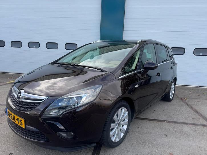 Opel Zafira Tourer 1.4 Cosmo 7p Automaat ! Leder !, Auto's, Opel, Bedrijf, Te koop, Zafira, ABS, Achteruitrijcamera, Airbags, Airconditioning