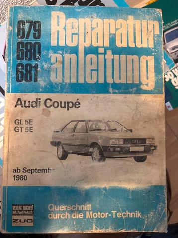 Audi Coupé Reparatiehandleiding - GL 5E / GT 5E beschikbaar voor biedingen