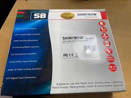 SHINYBOW SB-6800T HDMI over IP Norm€878,71 nu €70,00  TOPPER, Audio, Tv en Foto, Professionele Audio-, Tv- en Video-apparatuur