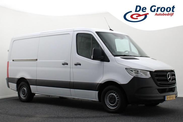 Mercedes-Benz Sprinter 317 CDI Aut. L2H1 Leer, 3-Zits, Camer, Auto's, Bestelauto's, Bedrijf, Te koop, ABS, Achteruitrijcamera