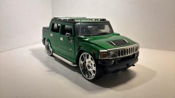 Hummer h2 playerz green maisto 1.18 beschikbaar voor biedingen