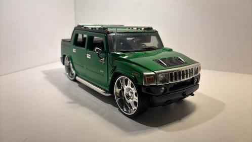 Hummer h2 playerz green maisto 1.18, Hobby en Vrije tijd, Modelauto's | 1:18, Zo goed als nieuw, Maisto, Ophalen of Verzenden