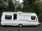 NIEUW STAAT - Fendt 560 SRF Opal 2022 -airco-mover-luifel, Caravans en Kamperen, Frans bed, Particulier, Fendt, 5 tot 6 meter