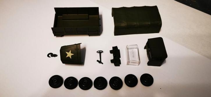 Kaiser Jeep Modelbouw Onderdelen, Hobby en Vrije tijd, Modelbouw | Auto's en Voertuigen, Gebruikt, Truck, 1:50 of kleiner, Overige merken