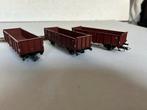 3x Roco Omm 56 Goederenwagon DB H0, Hobby en Vrije tijd, Modeltreinen | H0, Gelijkstroom, Wagon, Ophalen of Verzenden, Roco