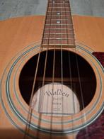 Akoestische gitaar met stemapparaat en hoes, Muziek en Instrumenten, Ophalen, Gebruikt, Western- of Steelstringgitaar, Met koffer