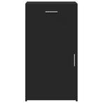 Vida XL Dressoir 50x42,5x93 cm bewerkt hout zwart, Ophalen, Met deur(en), Eikenhout, Nieuw