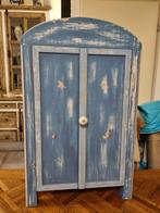 Kastje klein Boho shabby blauw, Ophalen of Verzenden, Zo goed als nieuw