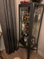 Ikea vitrinekast / drankkast mét inhoud, Huis en Inrichting, Ophalen, Zo goed als nieuw, 25 tot 50 cm, 50 tot 100 cm