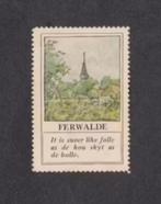 Verzamelplaatje Sluitzegel Ferwoude Ferwalde Friesland., Ophalen of Verzenden, Zo goed als nieuw