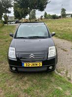 Citroën C2 1.1 I 2007 Zwart vtr uitgevoerd!, Auto's, Voorwielaandrijving, 450 kg, Zwart, 4 cilinders