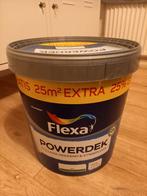 Flexa Powerdek, wit, mat, 12,5 liter + 25%, 10 tot 15 liter, Ophalen, Nieuw, Wit