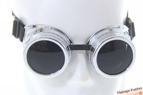 Steampunk lasbril Goggles in brons, zwart, koper of ijzer, Sieraden, Tassen en Uiterlijk, Zonnebrillen en Brillen | Dames, Nieuw