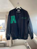 Baseball jas zwart met groen maat M tide eku, Ophalen of Verzenden, Zo goed als nieuw, Zwart